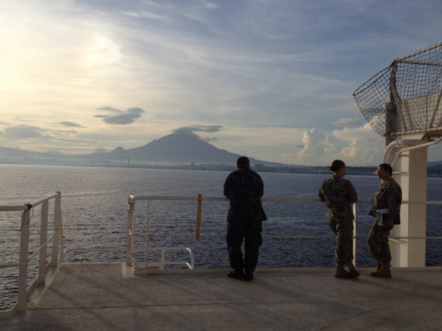 photo of Islands off the portside deck