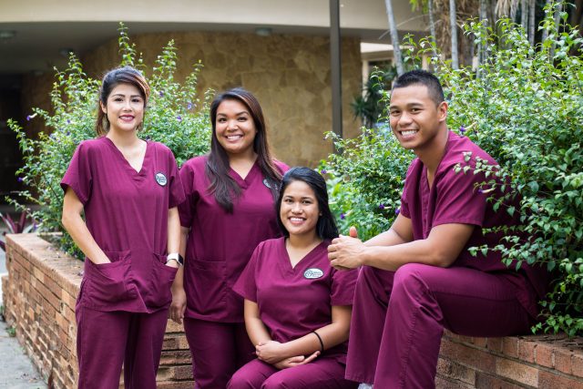 dental hygiene students hanging out