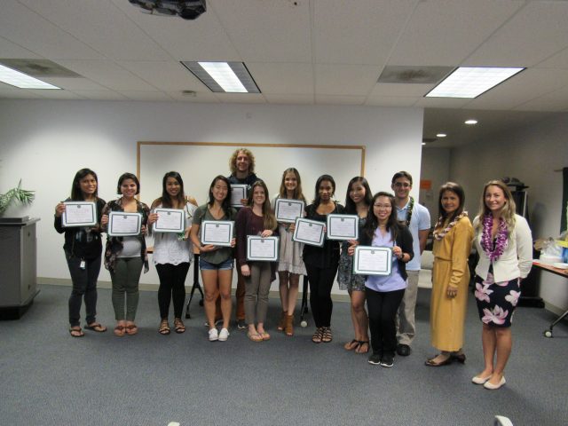 2016 Graduation Cord Ceremony group photo