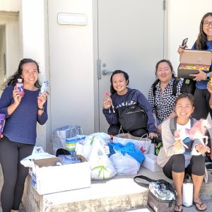 GEPN Students With Donations