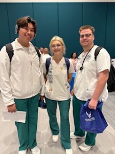 nursing students are career fair