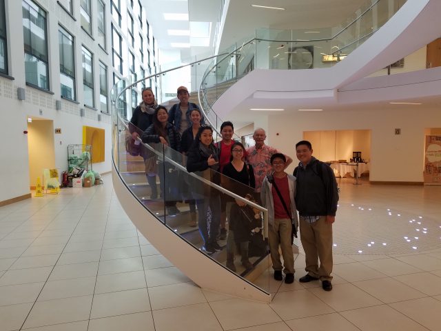 UH students pose at university college of dublin